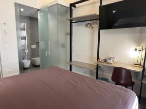 Postel nebo postele na pokoji v ubytování PescarAmare rooms