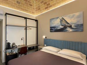 Postel nebo postele na pokoji v ubytování PescarAmare rooms