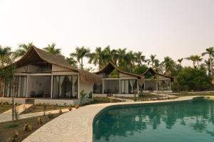 Bazén v ubytování Coral De Fuego Isla Fuerte nebo v jeho okolí