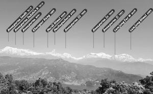 Pemandangan gunung umum atau pemandangan gunung yang diambil dari penginapan & sarapan