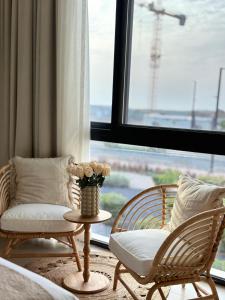 Χώρος καθιστικού στο Wishes Luxury villa near to beach