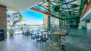 Ein Balkon oder eine Terrasse in der Unterkunft Swiss-Belinn Karawang
