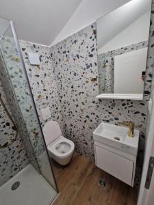 Koupelna v ubytování Apartments Juric
