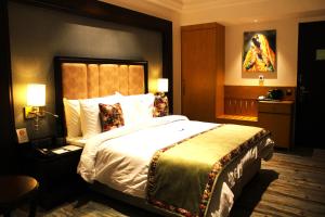 Voodi või voodid majutusasutuse BluSalzz Residence Amritsar toas