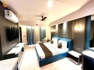 Ένα ή περισσότερα κρεβάτια σε δωμάτιο στο Comfort Inn Silver Arch Hotel, Mussoorie