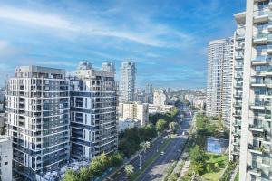Γενική άποψη της πόλης Τελ Αβίβ ή θέα της πόλης από  αυτό το διαμέρισμα