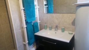 Koupelna v ubytování Aquadetente loudeac