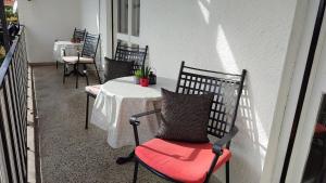 Posezení v ubytování Deluxe Apartman Pervan