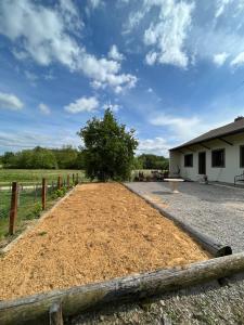 Bygningen som feriehuset ligger i