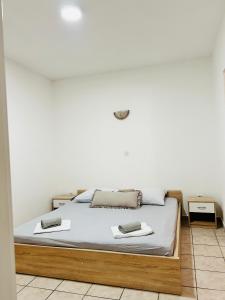 Postel nebo postele na pokoji v ubytování Apartments by the sea Podaca, Makarska - 4734