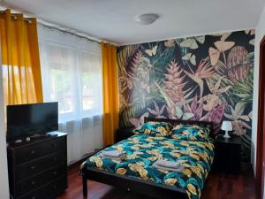 Łóżko lub łóżka w pokoju w obiekcie Apartamenty Częstochowa