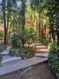 a path in a park with trees and bushes at Incasa Verona in Verona