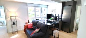 Χώρος καθιστικού στο Moderno, luminoso y exterior en calle peatonal +13 φωτογραφίες