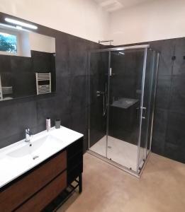 Koupelna v ubytování B&B Ibla Art Centro