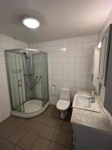 Koupelna v ubytování Fishermans Apartment A13