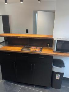 Kuchyň nebo kuchyňský kout v ubytování grand duplex rénové