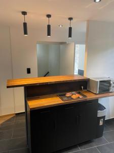 Kuchyň nebo kuchyňský kout v ubytování grand duplex rénové
