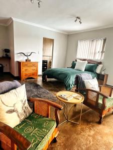 Postel nebo postele na pokoji v ubytování Lalie