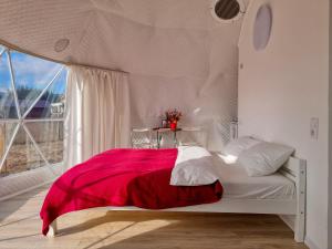 Postel nebo postele na pokoji v ubytování Glamping 4 us