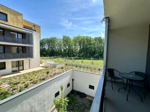 Balkón alebo terasa v ubytovaní Rabbit 3 Apartman