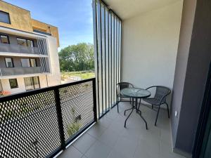 Balkón alebo terasa v ubytovaní Rabbit 3 Apartman