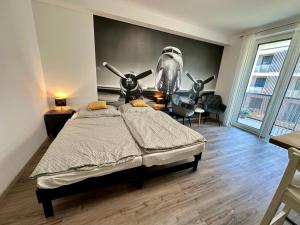 Posteľ alebo postele v izbe v ubytovaní Rabbit 3 Apartman