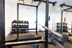 Centrum fitness w obiekcie Appartements Wolf