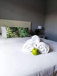 En eller flere senge i et værelse på Casa Playas del silencio 2 Playa a 1km Vistas al mar