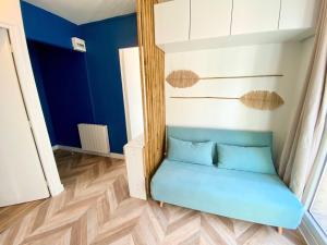 Гостиная зона в L'Escale Appartements et Suites en bord de Mer