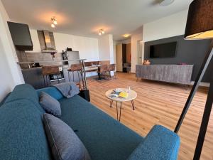 Χώρος καθιστικού στο SONNENHOF Apartments