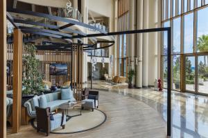 Posezení v ubytování Barbaros Reserve Bodrum Residences Managed by Kempinski