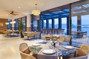 Restaurace v ubytování Barbaros Reserve Bodrum Residences Managed by Kempinski