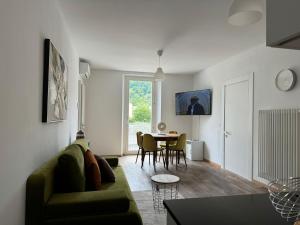 Posezení v ubytování Smart Living Swiss