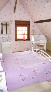 Легло или легла в стая в Maison de 3 chambres avec jardin clos et wifi a Cheronvilliers