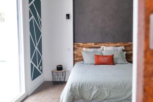 Posteľ alebo postele v izbe v ubytovaní Superbe maison de vacances entre plage et marais - 7 pers
