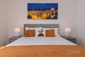 En eller flere senge i et værelse på PenP - Appartamento comodo e tranquillo - Free Wi-fi