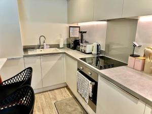 Virtuvė arba virtuvėlė apgyvendinimo įstaigoje RJO Apartments Chatham