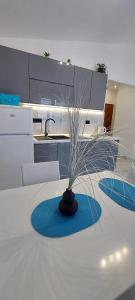 Kuchyňa alebo kuchynka v ubytovaní Apartmani Antunović Podgora