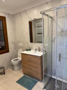 Koupelna v ubytování B&B La Coccinella