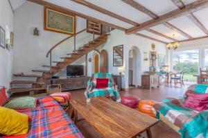 Posezení v ubytování Maison trévignon à 100m de la plage