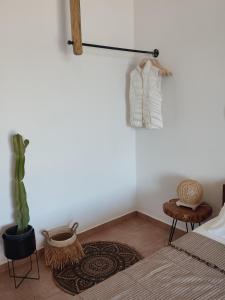 Postel nebo postele na pokoji v ubytování Plakourakia