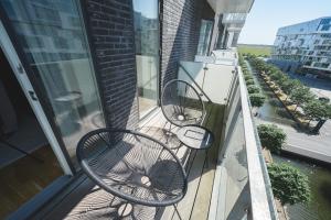 Μπαλκόνι ή βεράντα στο Modern 2-BR apartment in Ørestaden - 355