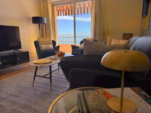 พื้นที่นั่งเล่นของ Luxury Monte Carlo- Seaview, Champagne & AC