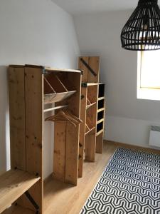 Voodi või voodid majutusasutuse Les Buissonnets - Mer & Campagne - Maison de vacances - 2 chambres - 1 salon - 1 salle de bains - 1 cuisine - 72 m2 toas