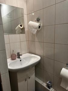 Kúpeľňa v ubytovaní Travel House Wroclaw
