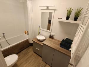 Kylpyhuone majoituspaikassa Apartament Siedlce