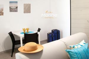 Posezení v ubytování Aparthotel Le Marine