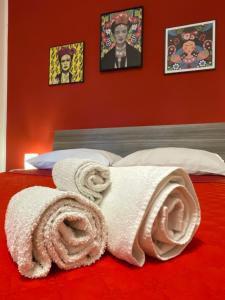 Postel nebo postele na pokoji v ubytování Le Gorgoni b&b