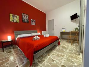 Postel nebo postele na pokoji v ubytování Le Gorgoni b&b