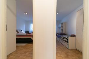 Postel nebo postele na pokoji v ubytování Hemma apartment near Jarun lake- Private garage + 29 fotografií